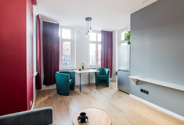 Studio z miejscem sypialnianym przy ul. Piastów