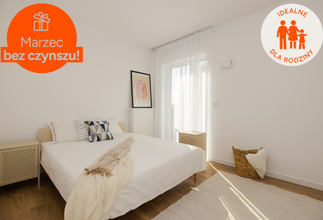 RENT FREE! 2 osobne pokoje | 42.26 m2 | Ogródek | Internet | Bezpośr.