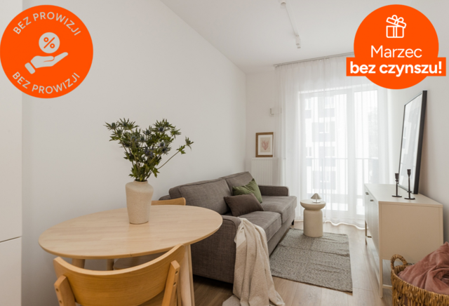 RENT FREE! Komfortowe I 2 pokoje I 33m2 na Okęciu | Balkon | Bezpośr.
