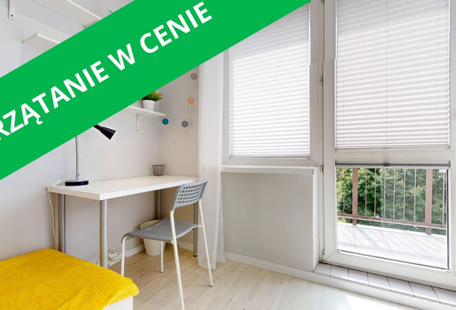 Pokój jednoosobowy #4 z balkonem przy ul. Służby Polsce 4