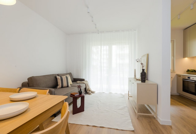 3-room | 57.23 m2 | Garden | Internet included | Direct