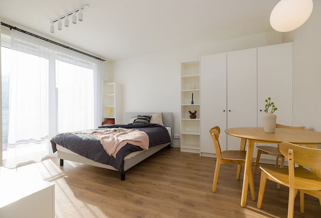 Studio z loggią 30.53 m2 | WIFI | Pets ok | Browary&Norblina