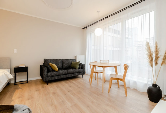 Studio | 34.24 m2 | Balkon | Internet w cenie | Bezpośrednio