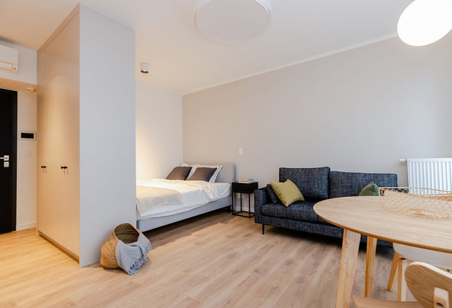 Studio | 34.24 m2 | Balkon | Internet w cenie | Bezpośrednio
