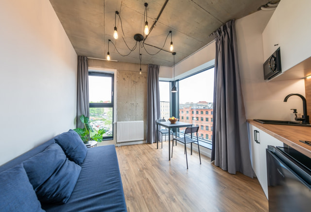 Nowoczesna kawalerka w centrum Szczecina, idealna dla singla lub pary