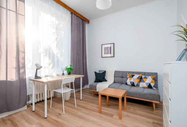 Przestronny pokój tuż przy Wydziale Chemii UW, pokój nr 3