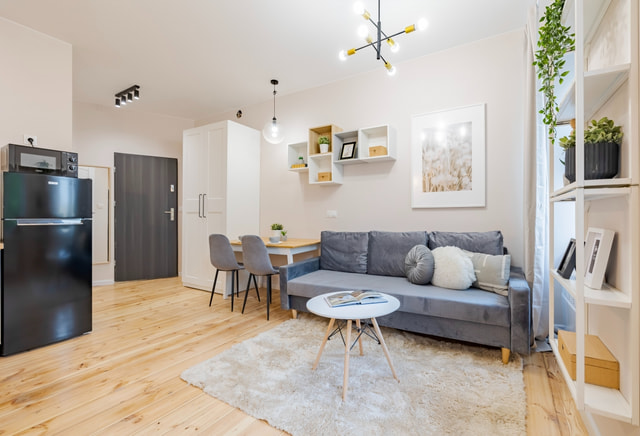 Modern studio apartment, ul. Grabowa 16, Łódź