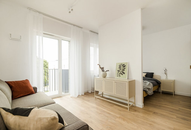 Studio | 33.85 m2 | Balkon | Internet w cenie | Bez prowizji