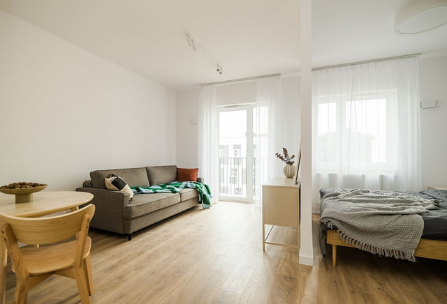 Studio | 33.9 m2 | Balkon | Internet w cenie | Bezpośrednio