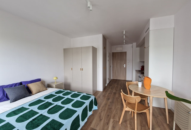 Studio | 26.2 m2 | Balkon | Internet w cenie | Bezpośrednio