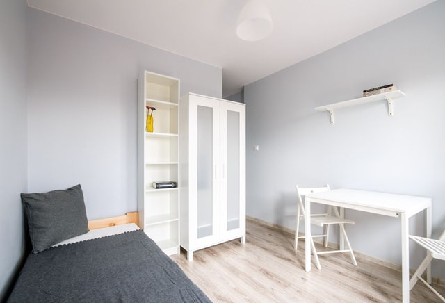 Single room #3 with balcony at 15 Gorlicka Street