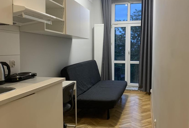 Studio z aneksem i balkonem | Zielińskiego – przy Sky Tower