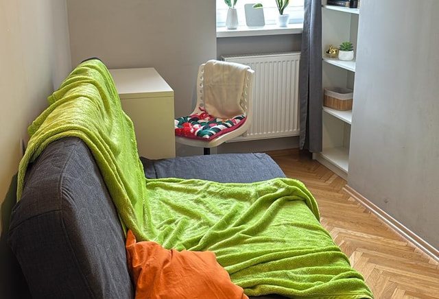 Jasny pokój 1-os. tuż przy Parku Tołpy i Architekturze, Barlickiego