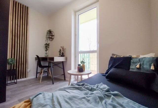 Pokój 1-osobowy, ul. Lea 100 (3)