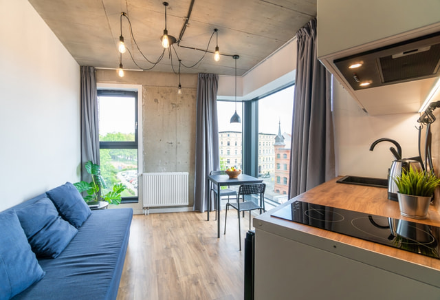 Nowoczesna kawalerka w centrum Szczecina, idealna dla singla lub pary