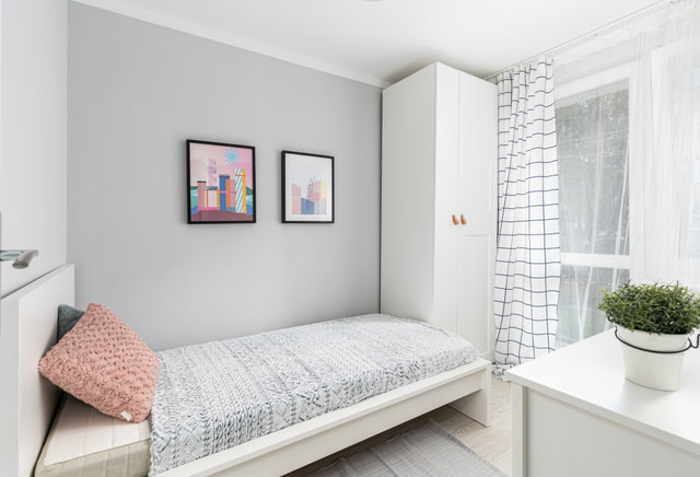 Single Room with Balcony | Na Szaniec 8 Street | Grzegórzki, Krakow