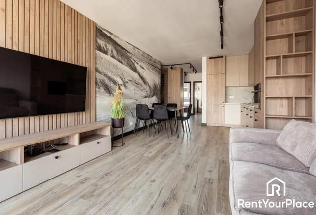 Nowoczesne, trzypokojowe mieszkanie z widokiem na Starówkę