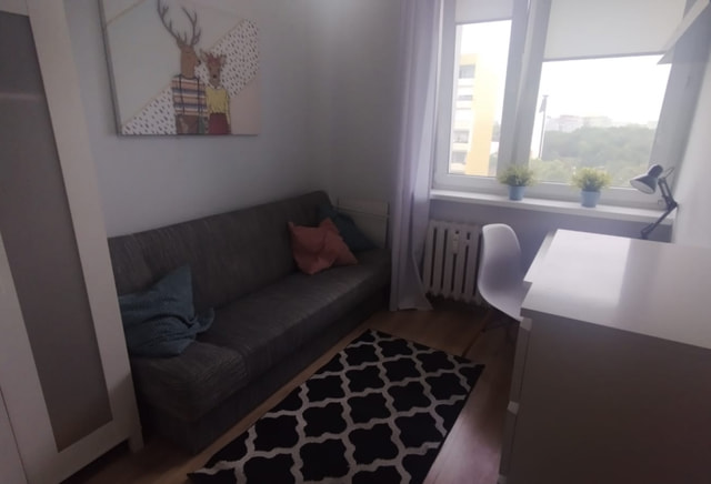 | Comfortable single room | Grunwald estate | Promienista Street |